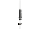 GRAVITY - Asta microfonica con treppiede con base ripiegabile e portamicrofono estraibile a 2 punti bianca