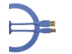 UDG - Cavo USB 2.0 A-B Blu da 1mt.