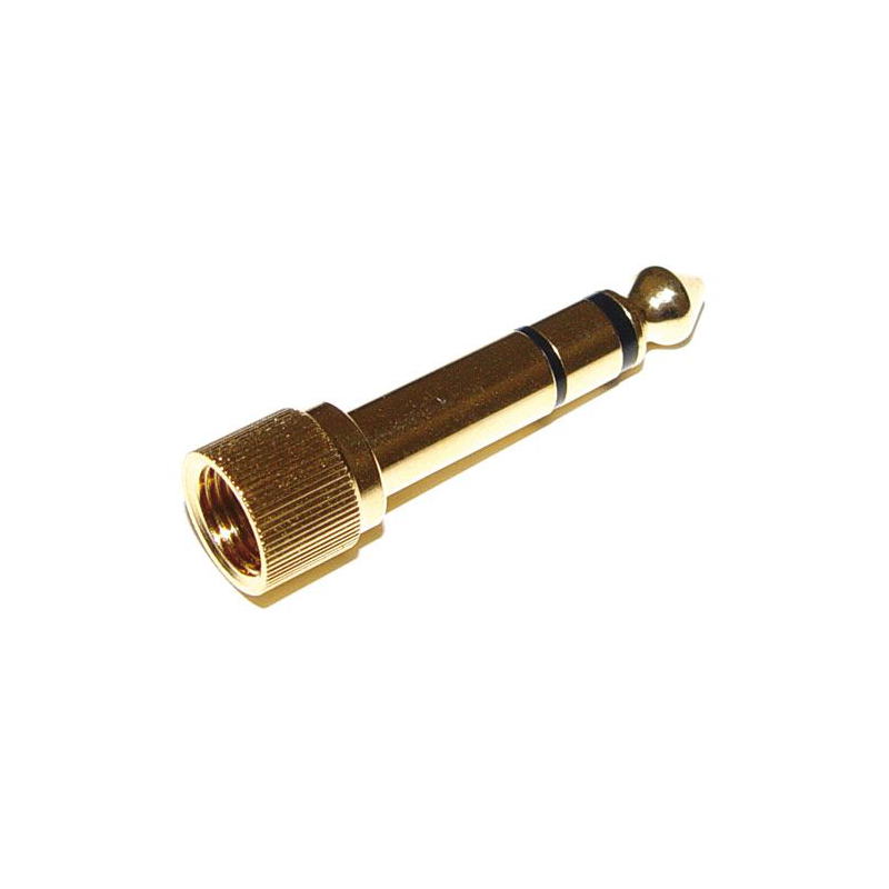 ZOMO - Adattatore mini jack 3.5 / jack 6.3 mm a vite colore Oro