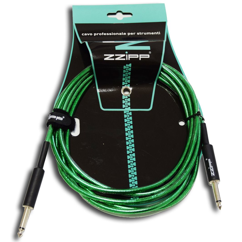 ZZiPP - Cavo per strumenti Jack / Jack 6m verde