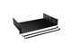 ADAM HALL - Rack Tray 2U | with steel clamps