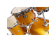 TAMBURO - Batteria serie T5 5 pezzi colore Yellow Rust Sparkle