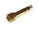 ZOMO - Adattatore mini jack 3.5 / jack 6.3 mm a vite colore Oro