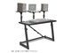GRAVITY - Tavolo da Dj con supporti per laptop e studio monitor