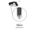 AUDIO TECHNICA - Testina con attacco T4P e puntina Elittica