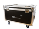 FOS TECHNOLOGIES - Flight case con ruote per 4 unità F-7