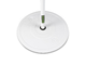 GRAVITY - Asta microfonica dritta con base tonda bianco
