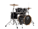 TAMBURO - Batteria serie T5 5 pezzi colore Black Sparkle
