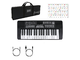 FFALSTAFF - ffalstaff STUDIO-37 Tastiera Elettronica Ricaricabile 37 Tasti, Borsa con Imbottitura 5 mm, Alimentatore e Adesivi con Notazione Italiana