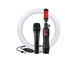 IK MULTIMEDIA - KIT PER CREATORI VIDEO / LIVE-STREAM CON SUPPORTO, MICROFONO DIGITALE, LUCE LED ANULARE 10