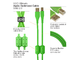 UDG - Cavo USB 2.0 A-B Green da 1mt.