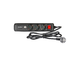 ADAM HALL - Ciabatta a 3 prese con interruttore e 2 prese di ricarica USB