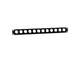 ADAM HALL - Pannello rack a U 19” 1 U, con scarico della trazione per 12 prese
