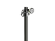GRAVITY - Supporto per illuminazione con base quadrata in acciaio
