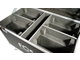 FOS TECHNOLOGIES - Flight Case con ruote per 4 unità Wash 600 HEX