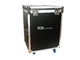 FOS TECHNOLOGIES - Flight Case professionale con ruote per 4 LED Profile.
