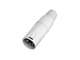 ADAM HALL - Connettore a spina cavo XLR, maschio a 3 poli, bianco