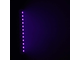 CAMEO - Barra a 12 LED UV da 3 W in alloggiamento nero LED con telecomando IR
