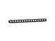 ADAM HALL - Pannello rack a U 19” 1 U, con scarico della trazione per 16 prese