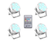 CAMEO - Potenti fari PAR a 6 LED a colori esadecimali