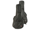 EK Bags - Custodia per Chitarra Elettrica 30mm Nera con rigo rosso