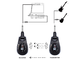XVIVE - Kit trasmettitore e ricevitore wireless per chitarra e basso