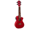 ORTEGA - Ukulele concerto elettrificato cutaway. Preamp Ortega MagusUke. Colore rosso.