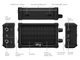IK MULTIMEDIA - MICRO AMPLIFICATORE A BATTERIA CON INTERFACCIA iOS NERO