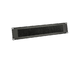 ADAM HALL - Pannello Rack 2 U acciaio nero con Spazzola