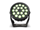 CAMEO - Proiettore PAR RGBWA PIATTO a 18 LED da 10 W in alloggiamento nero