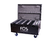 FOS TECHNOLOGIES - Flight case con ruote per 4 unità Cyclone PRO.