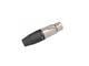 DIE HARD - COPPIA CONNETTORI XLR.3P.FEMMINA+MASCHIO.NICKEL