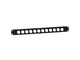ADAM HALL - Pannello rack a U 19” 1 U, per 12 prese