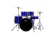 MAPEX - Set Comet Rock 5 pezzi completo di piatti, hardware e seggiolino. Finitura IB Indigo Blue