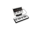 IK MULTIMEDIA - Mini Master Keyboard a 25 tasti per sistemi Android, iOS, Mac, Pc
