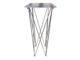 LUBROMECH - Supporto riser H100 cm. e top in multistrato di betulla 50x50 cm.
