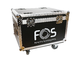 FOS TECHNOLOGIES - Flight case con ruote per 4 unità Aurora Wash