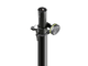 GRAVITY - Supporto per illuminazione con base quadrata in acciaio