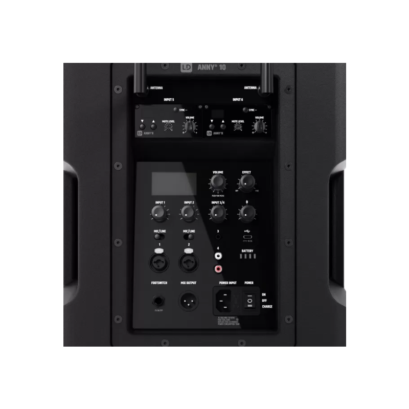 LD SYSTEMS - Sistema PA Bluetooth portatile a batteria da 12