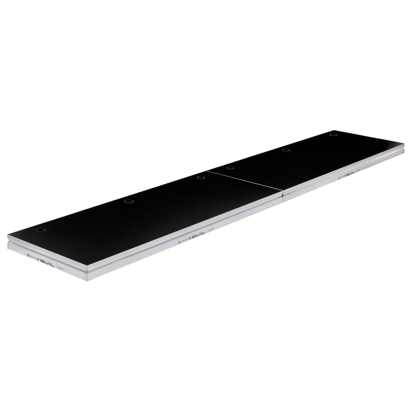 GUIL - DJ Table made in aluminium. Size: 400 x 80 cm