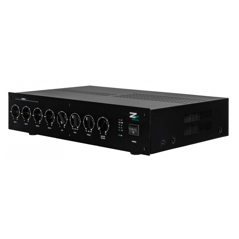 ZZiPP - Amplificatore mixer pa mono 1x120 w 70/100V 4Ohm
