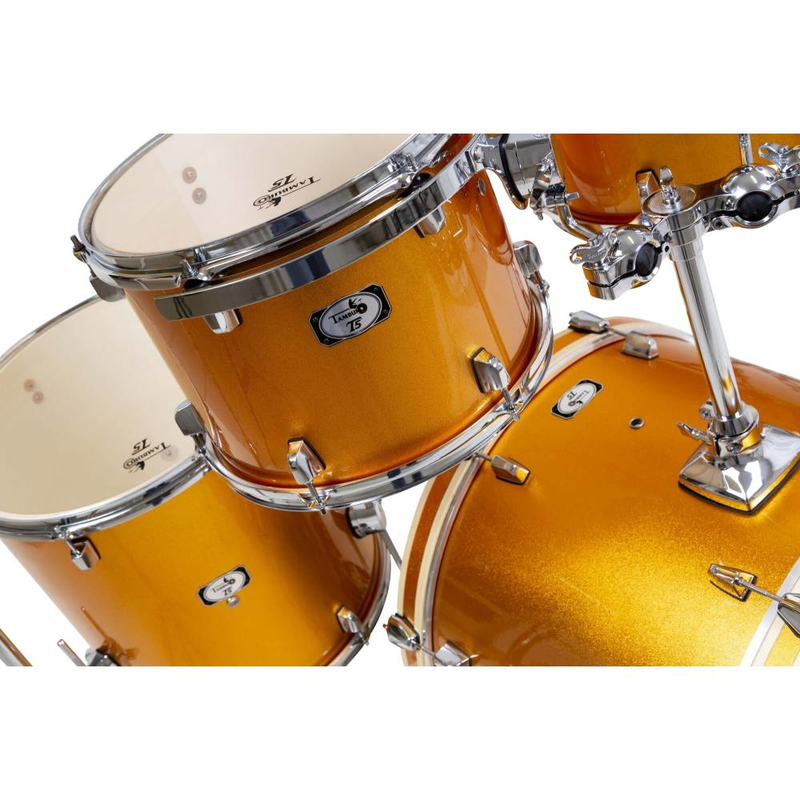 TAMBURO - Batteria serie T5 5 pezzi colore Yellow Rust Sparkle