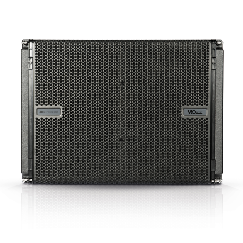 DB TECHNOLOGIES - Un subwoofer attivo appendibile, dotato di un woofer in neodimio da 18