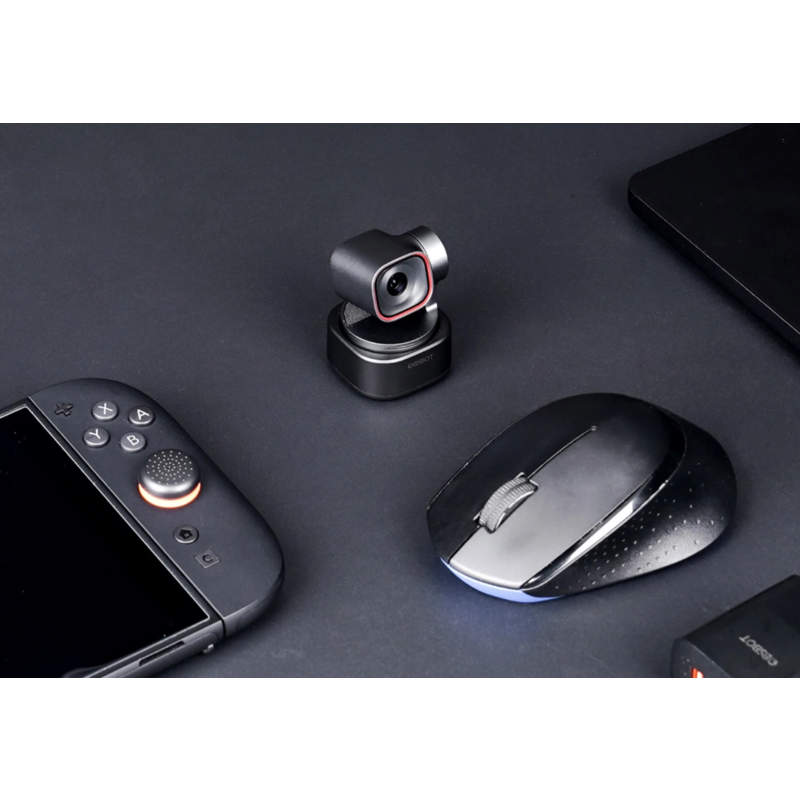 OBSBOT - Webcam PTZ 4K con AI per videoconferenze, tracciamento vocale