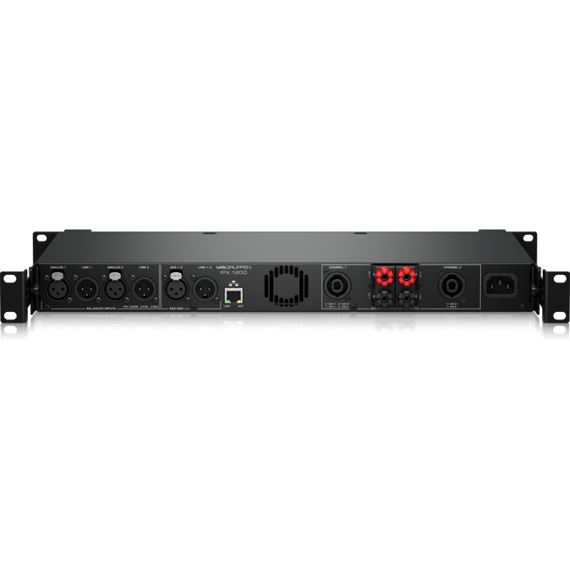 LABGRUPPEN - Amplificatore a 2 canali della serie IPX per tour e installazioni con DSP integrato.