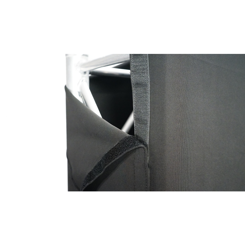 FOS TECHNOLOGIES - Copertura nera per traliccio da 2 m, con chiusura a velcro.
