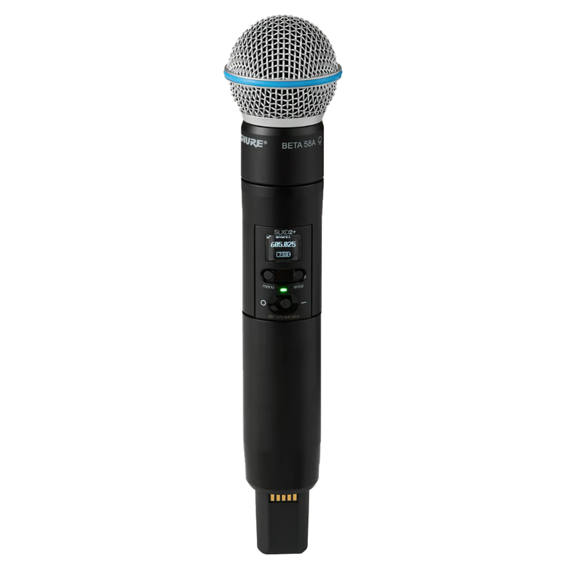 SHURE - KIT CON 1 SLXD2+ BETA58, 1 SLXD4+. BANDA G65 (470-606)