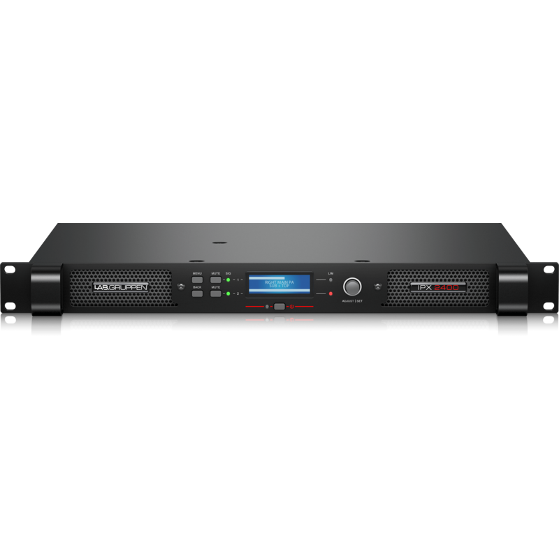 LABGRUPPEN - Amplificatore a 2 canali per tour/installazioni della serie IPD con DSP integrato.