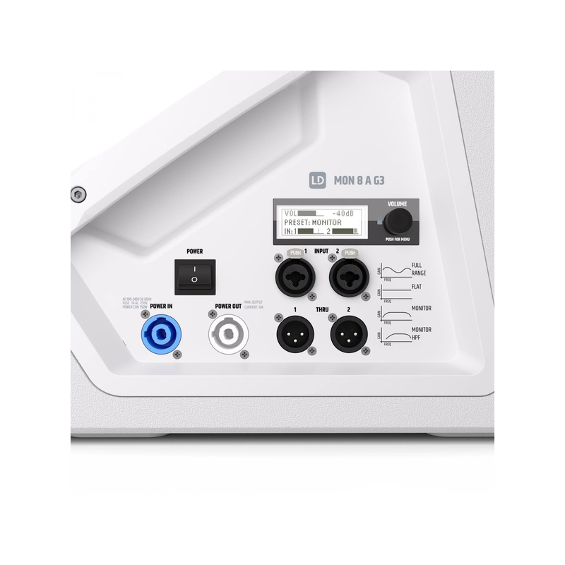 LD SYSTEMS - Monitor da palco coassiale attivo da 8