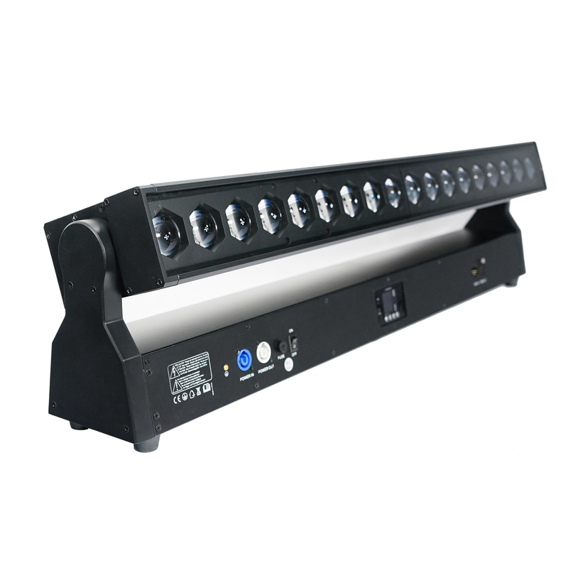 FOS TECHNOLOGIES - Barra LED professionale con movimenti motorizzati di zoom e inclinazione
